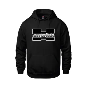 CK DOUBLEHWEAR- CHANDAIL À CAPUCHON NOIR