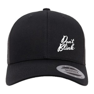 DON'T BLINK - CASQUETTE AVEC FILET NOIR 