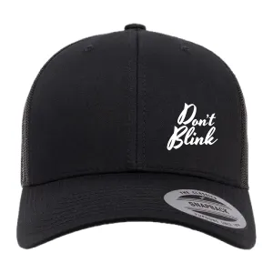 DON'T BLINK - CASQUETTE AVEC FILET NOIR 