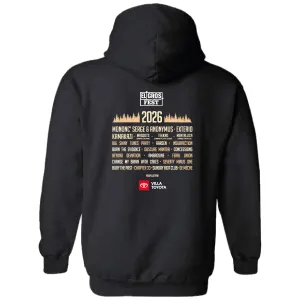 EL GROS FEST - CHANDAIL À CAPUCHON NOIR