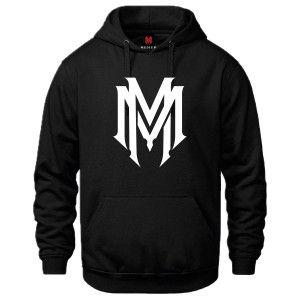 MONMON - CHANDAIL À CAPUCHON LOGO BLANC