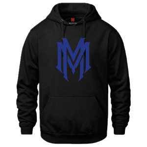 MONMON - CHANDAIL À CAPUCHON LOGO ROYAL