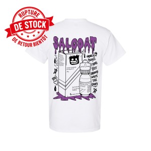SALGOAT - T-SHIRT BLANC